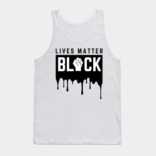 Vintage Black Lives Matter BLM Retro Melanin Black History Month Gift Tank Top